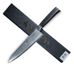 TAMAHAGANE - 粲響十SAN-KYOTO系列 63層大馬士革鋼木柄廚師刀 (175mm/ 210mm)