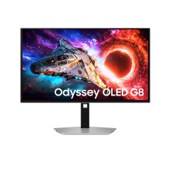 Samsung - 27" Odyssey OLED G8 G80SH 4K 240Hz 電競顯示器 銀色 LS27HG802SCXXK