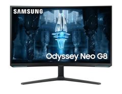 Samsung - 32” Odyssey Neo G8 Mini-LED Curved Gaming Monitor (240Hz) LS32BG850N