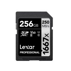 Lexar - Professional 1667X  SDXC UHS-II Card - 256GB LSD256GCB1667