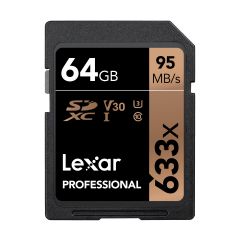 Lexar - Professional 633X  SDHC UHS-I 記憶卡 - 64GB