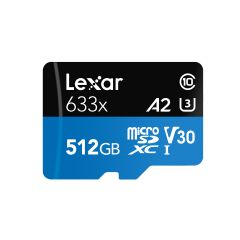 Lexar - High-Performance 633x microSDXC™ UHS-I Card - 512GB LSDMI512B633A