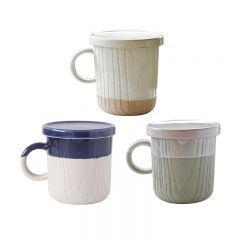 TOAST Living - MU / Mug with lid 400ml (Earth grey/Rosy/Seaside) LT01233-MO