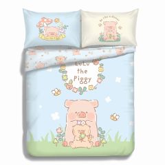 CASABLANCA - 卡撒天嬌 LuLu the Piggy Cartoon Cotton Series Beddings (LU019)(Multi Sizes) CR-LU019-MO