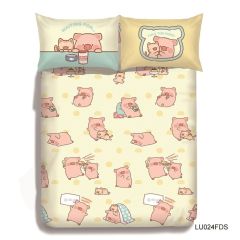 CASABLANCA - 卡撒天嬌 LuLu the Piggy Cartoon Cotton Series Bedding (LU024)(Mult Sizes) CR-LU024-MO