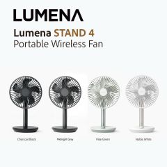 Lumena - Stand 4 搖頭無線座檯風扇 (多種顏色)