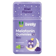 Lively - 甜睡褪黑素軟糖 5毫克 60 粒（奇異果味） LY-MELA-60GUM-KIWI
