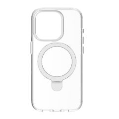 Momax - iPhone 15 Pro Flip Magnetic Case Protective Ring Clear case MAAP23M-MO