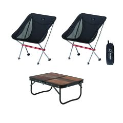 Naturehike - Camping‧Catering‧Games‧Folding‧Retro outdoor folding MDF table (Small) NHK07-J028-WD1440