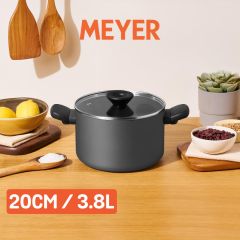 MEYER - Nonstick Stockpot with Lid 20CM / 3.8L ME-15203-TE07