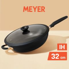 MEYER - 特耐用不黏炒鍋連玻璃蓋 32CM