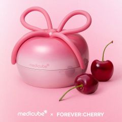 Medicube x FOREVER:CHERRY - Ribbon Cherry Glass Hair Brush [Red] CR-ME-FC-BRUSH-RD