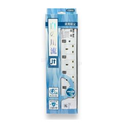 MEC - 4 Way Socket (5A / 6 Feet) 422-484 Power Bar｜2 x USB + 2 x Type-C MEC_422_484