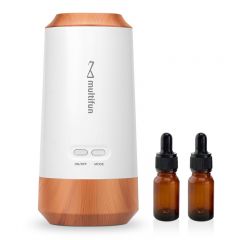 MF-WD01 multifun - Waterless Woodgrain Aroma Diffuser (2 empty bottles version)