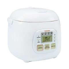 Toshiba - 4mm Thick Non-stick Inner Pot Rice Cooker (0.54L) RC-5MMIH(WH) MF_RC-5MMIH_WH