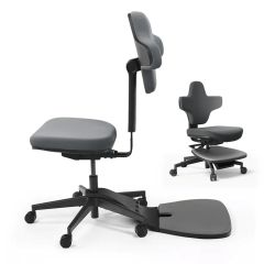 Newtral - Standing Mate Ergonomic Standing Desk Chair | 6-in-1 Sit-Stand Posture Chair (155-177cm / L: 178-195cm) MICT-00027-MO