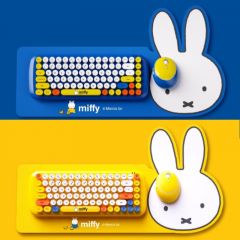 miffy - 無線鍵盤滑鼠套裝 MPC-001 (藍色 / 黃色) MIF03_all