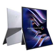 ASUS - ZenScreen Fold OLED MQ17QH 17.3" QHD 60Hz OLED Portable Monitor (MO-AM17QH+LB-MON) MO-AM17QH