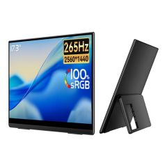 EHOMEWEI - D5 Air 17.3" QHD 265Hz IPS Portable Monitor(MO-ED5AIR+LB-MON) MO-ED5AIR