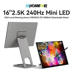 EHOMEWEI - M2 Air 16" QHD 240Hz MiniLED 可觸控便攜式顯示器(MO-EM2AIR+MK-M2AIRBG+LB-MON) MO-EM2AIR