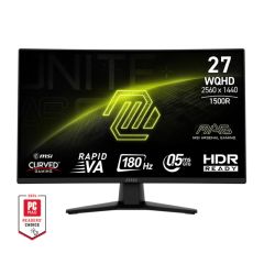 MSI - MAG 274CQF 27" 2K Rapid VA 180Hz 曲面電競顯示屏 (MO-MA27CQF/CE-MNBC06U/LB-MON)