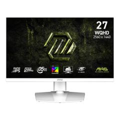 MSI - MAG 274QRFW E20 27" 2K 200Hz Rapid IPS Gaming Monitor (White)(MO-MA27W20+CE-ACPC+LB-MON) MO-MA27W20