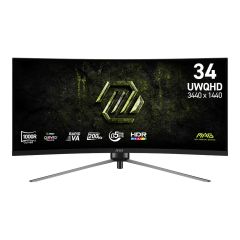 MSI - MAG 345CQRF E20 34" UWQHD 200Hz Gaming Monitor(MO-MA345E2+CE-ACPC+LB-MON) MO-MA345E2