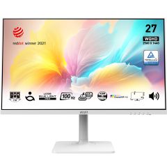 MSI - Modern MD272QXP 27" 2K IPS 100Hz White (MO-MD27QXW/CE-MNBC06U/LB-MON) Monitor MO-MD27QXW
