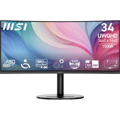 MSI - Modern Series MD342CQP 34" UWQHD VA 120Hz Monitor (MO-MD34CQP/CE-MNBC06U/LB-MON) MO-MD34CQP