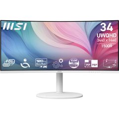 MSI - Modern Series MD342CQPW 34" UWQHD VA 120Hz Monitor (MO-MD34CQW/CE-MNBC06U/LB-MON) MO-MD34CQW