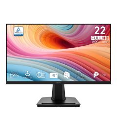 MSI - PRO MP225 E12VL 22" VA FHD 120Hz Monitor(MO-MP22512+CE-ACPC+LB-MON) MO-MP22512