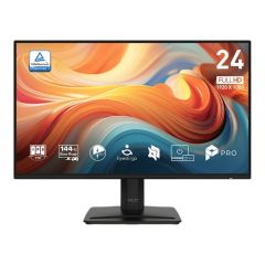 MSI - Pro MP243 E14 24" FHD 144Hz Commerical Monitor with built-in speaker (MO-MP243E4+CE-ACPC+LB-MON) MO-MP243E4