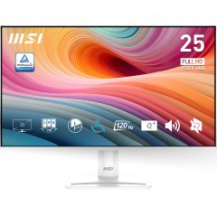 MSI - PRO Series Monitor MP251W E2 25" IPS FHD 120Hz White (MO-MP251EW/CE-ACPC/LB-MON) MO-MP251EW