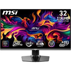 MSI - MPG322URX QD-OLED 32" 4K 240Hz DP2.1 Gaming Monitor (MO-MP322QO/CE-ACPC/LB-MON) MO-MP322QO