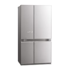 Mitsubishi Electric - 550L 4-Door Refrigerator Glass Stellar Silver MRL78ENGSL MRL78ENGSL