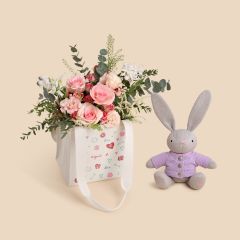 agnès b. - Mylène Fresh flower bouquet with b.rabbit