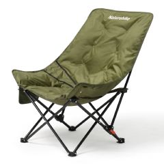 Naturehike - Cotton-filled Autumn/Winter Moon Chair | Comfortable High-Back Warm Camping Chair | Side Storage Bag - Multi colors CR-N6-JJ020-All