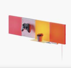 Nanoleaf Blocks Combo Smarter Kit - 3 x Squares、1 x Light Pegboard、1 x Shelves (Starter Set)