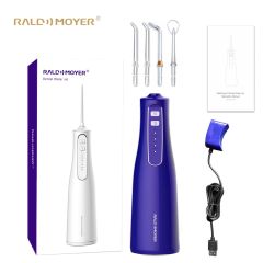Raldmoyer - 6-Stage Pressure Wireless Water Flossing Machine AT-120 (Navy / White) RAL03-AT120-all