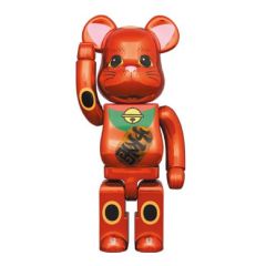 Be@rbrick - Maneki Neko plum gold Plating ( with Light Version ) 400%