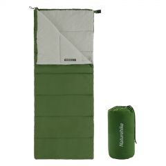 Naturehike - Camping‧Single use‧warm‧Comfort‧Temperature 13°c ‧ F150 Upgraded Envelope Cotton Sleeping Bag (Grren/Grey/Navy) NHK02-F150-All