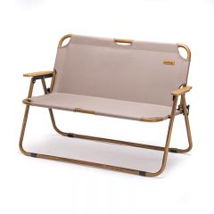 Naturehike - Camping‧Party‧Friends‧Couples‧ Outdoor folding double chair - Beige NHK06-BENCH-BE7032