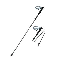 Naturehike - Alluminum Five-Section Adjustable Folding Trekking Pole - Black (1pc) CR-08-S013-BK3920