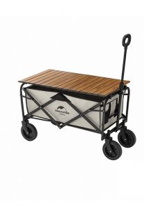 Naturehike - Hiking‧Camping‧Outdoor‧Desk‧Transportation‧Convenience‧Camping Wooden Desktop (Able used with folding trolley) NHK11-DESK-WD7931