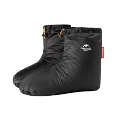 Naturehike - Waterproof Indoor White Duck Down Warm Shoe Covers．Water-repellent．90% Down Content NHK14-DUCK-BK011_MO