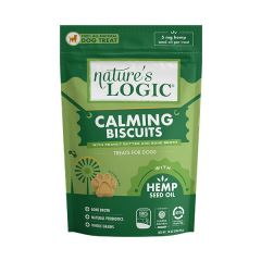 Nature's Logic - Calming Biscuits with Hemp Seed Oil for Dogs I 14oz NL-Calming-Biscuits