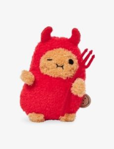 英國NOODOLL薯仔公仔 - Ricepud Red Devil Mini Sitting Soft Toy 13cm