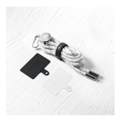 Aerila - NORE Phone Lanyard set with Connector Patch Card | METALLIC Collection  Aerila_NR_Metal