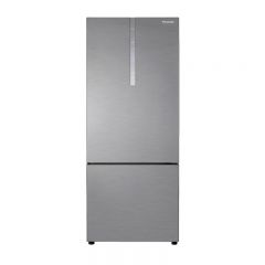 PANASONIC - 405L ECONAVI 2-Door Refrigerator Glossy Silver Steel NRBX471C NRBX471C