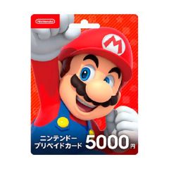 Nintendo Japan Prepaid Card 5000JPY NTD_JP_5000_VR